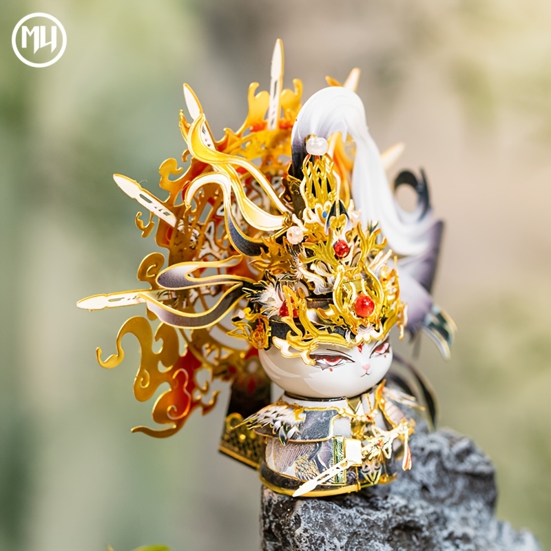 MU Dijun Cat Park Series Handmade DIY Metal Assembly Model